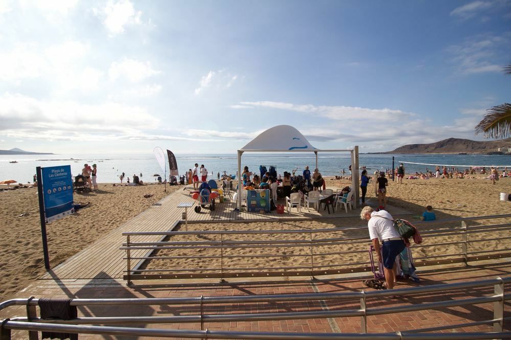 En Primera Linea De La Playa De Las Canteras Vista Al Mar Las Palmas / Gran Canaria Exterior foto